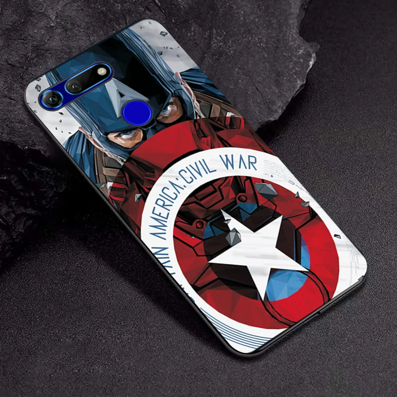 Чехол Marvel Hero для huawei Honor View 20, мягкий чехол, черный ТПУ P Smart Z P Smart, чехол для huawei Honor V20 V10, чехол - Цвет: TPUBLK636