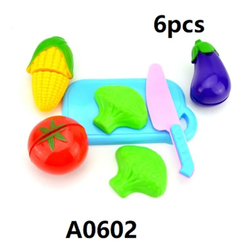 23 шт./компл. пластиковые игрушки для фруктов и овощей с корзиной детские кухни