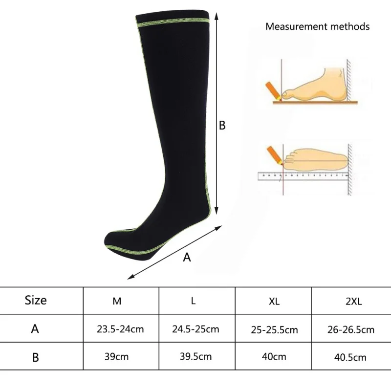 

1 Pair Beach Snorkeling long-tube Jellyfish Socks Anti-slip Women Adult Hose Diving Booties Men Swimming Deep Snorkeling Socks