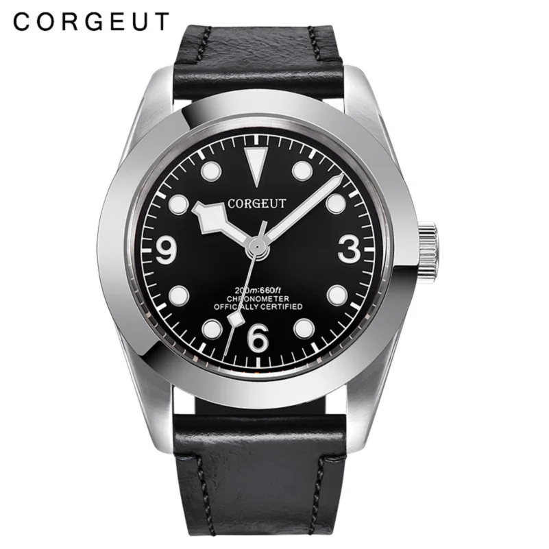 Мужские часы 41 мм автоматические роскошные механические полностью стальные