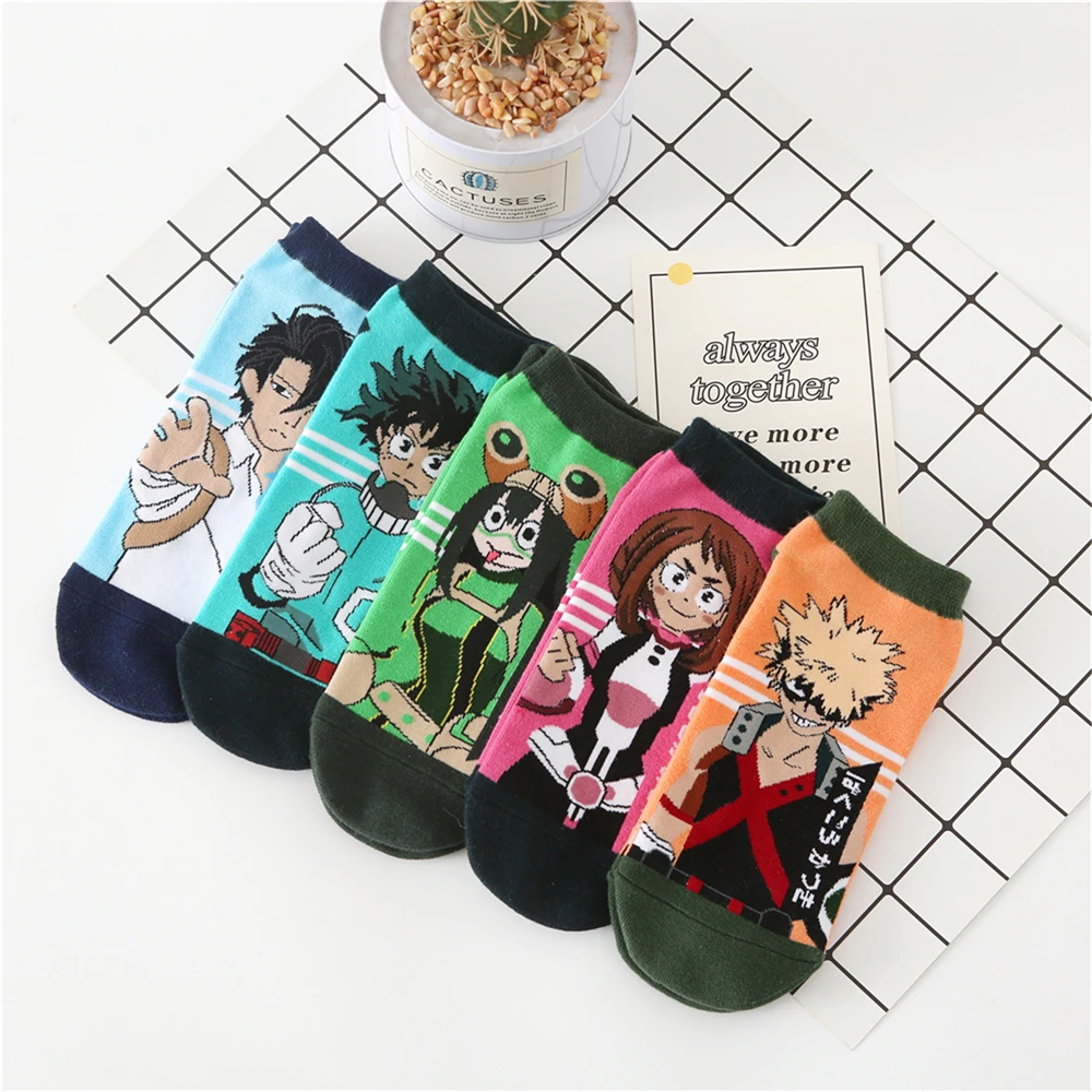

Anime My Hero Academia Socks Cosplay Costumes Adult Unisex Sock Props Accessories Christmas Present