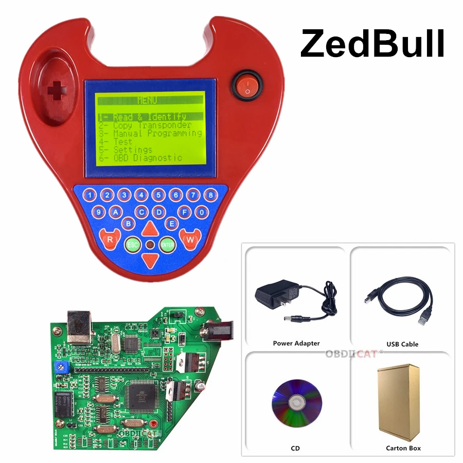 Мини ZedBull умный Zed Bull ключ транспондер программист мини ZED BULL Бесплатная
