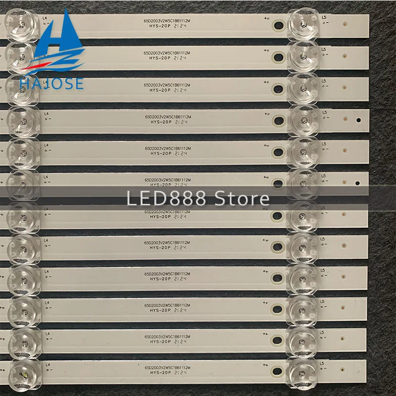 Светодиодная лента для подсветки 65HFL2899S/12 LT-65C880 L65UE18 P65UP2038A Vestel 650 светодиодный A-Type