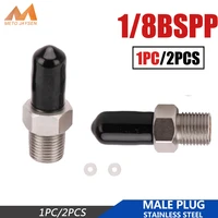 pcp paintball pneumatic quick coupler 8mm 18bspp 18npt m10x1 male plug adapter fittings air refilling stainless steel