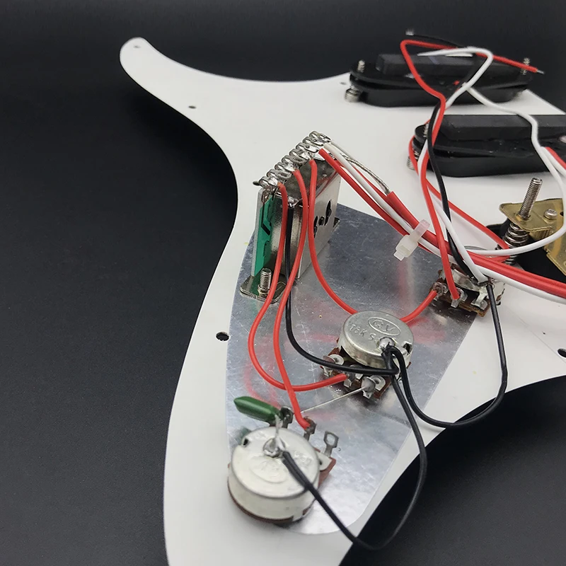 SSH загруженный Prewired электрогитара Pickguard пикап Alnico 5 звукоснимателей для FD гитара стиля ST белый жемчуг