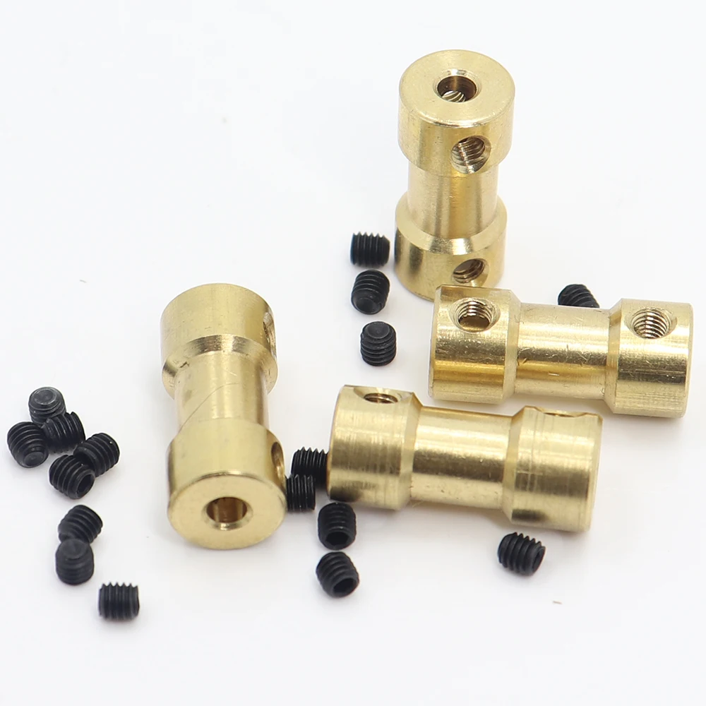 4 шт. моторный вал Соединительная муфта разъем трубчатый переходник латунь