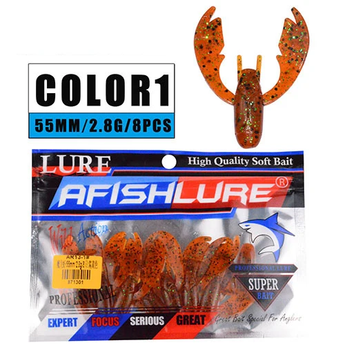 8 шт./лот 55 мм мягкие приманки Shad для рыбалки запах щуки реки Ловца карпа Резиновые