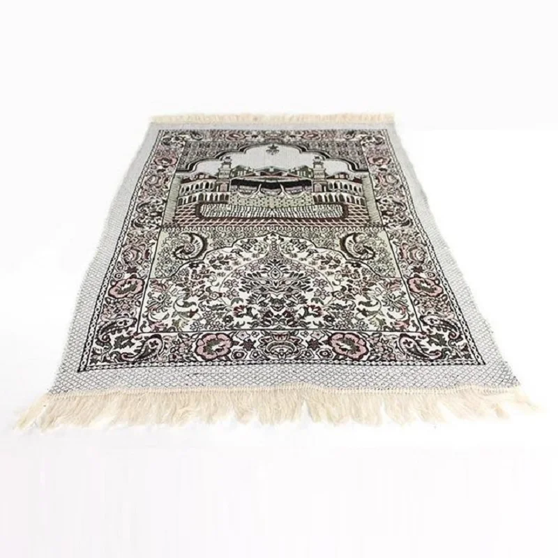 Новое поступление искусственный коврик молитвенный дорожный исламский 70*110