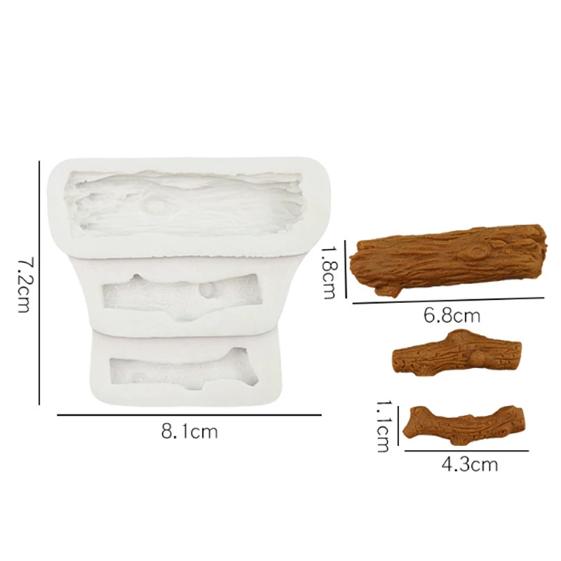 Лесные серии дерево кактус силиконовые формы Fondant (сахарная) Украшение торта