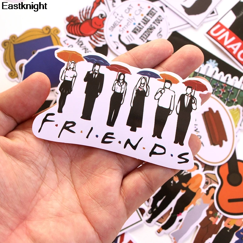 36 шт. креативные Значки для ТВ-шоу с друзьями декоративные наклейки DIY мультяшный
