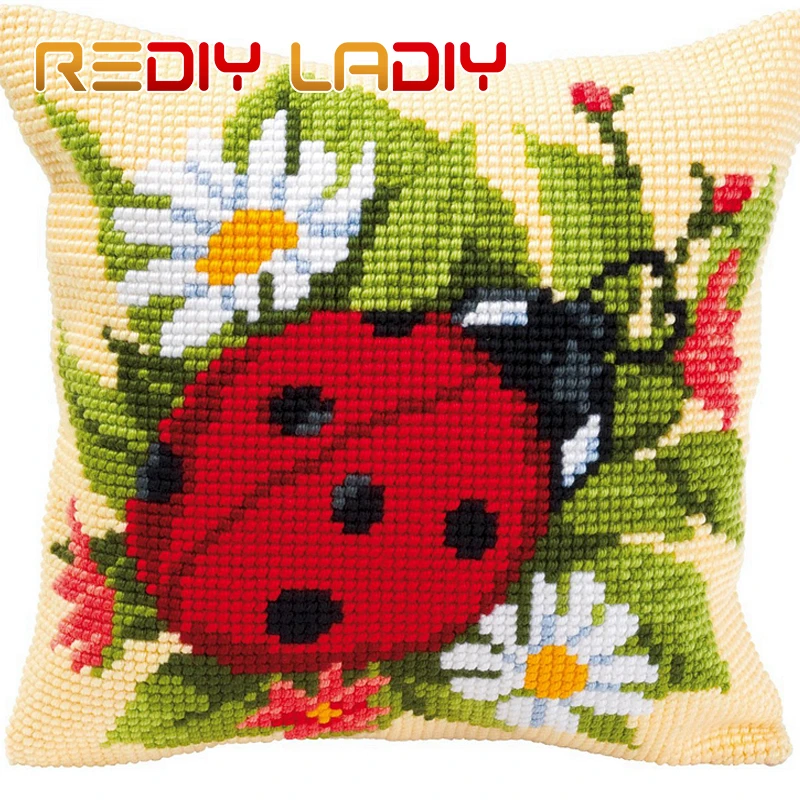 Женский чехол для подушки с вышивкой крестиком пряжа аксессуаров дивана наборы