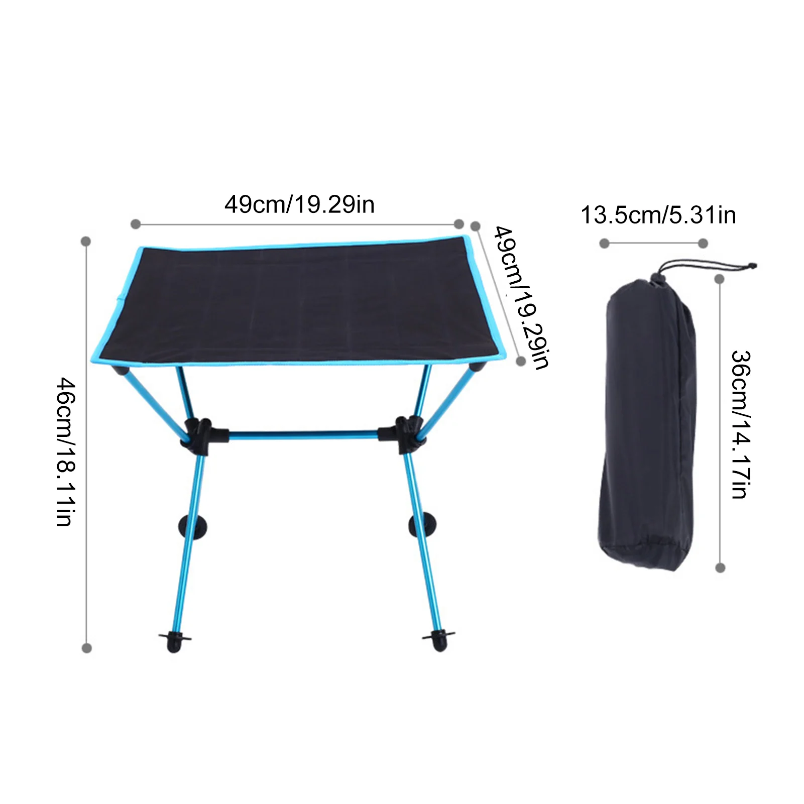 

Camping Mini Portable Foldable Table For Outdoor Picnic Barbecue Tours Tableware Ultra Light Folding With Carry Bag For BBQ