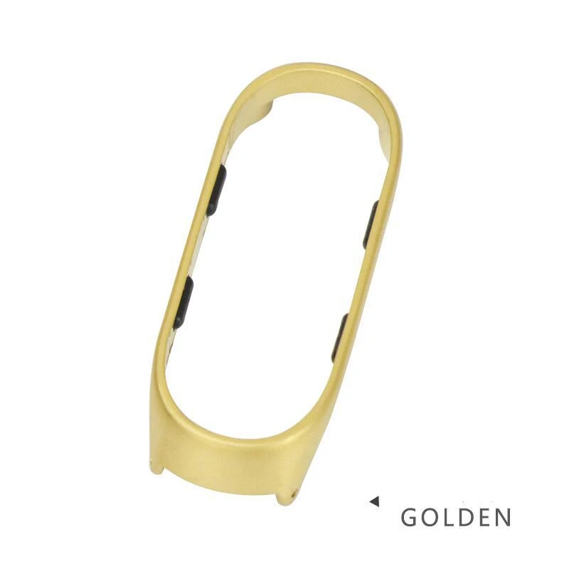 Gold frame Mi Группа 4 класса люкс нейлон Ультратонкий Металл браслет ремешок Ремешок для наручных часов для Xiaomi mi band 3/4 Спортивная парусиновая красочные полосы - Цвет: Gold frame