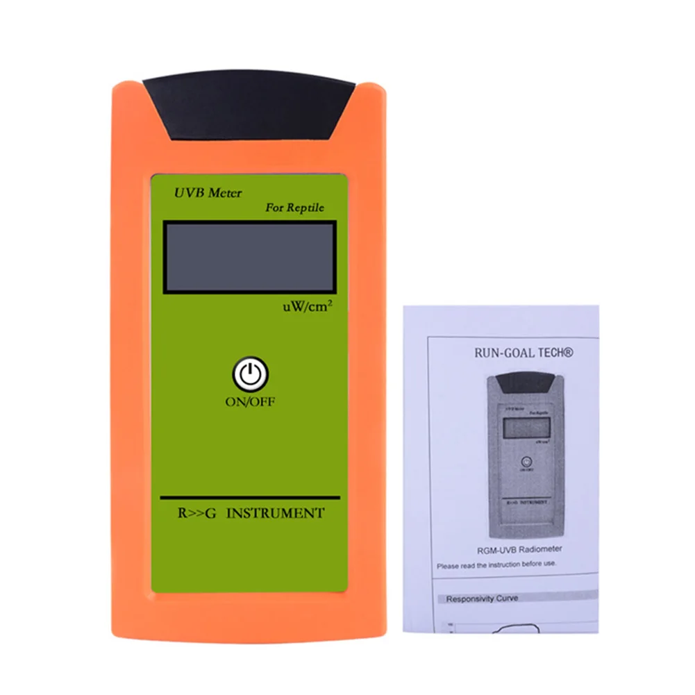 Digital de Alta Detector Precisão Instrumento Casa Réptil Lâmpada Uvb Medidor Profissional 2 Polegadas Display Lcd Medição Luminosidade