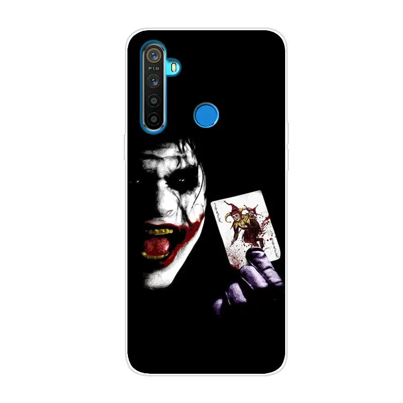 Мягкий чехол для Realme 5 мультяшный Силиконовый ТПУ телефона Oppo Realme5 RMX1911 задняя