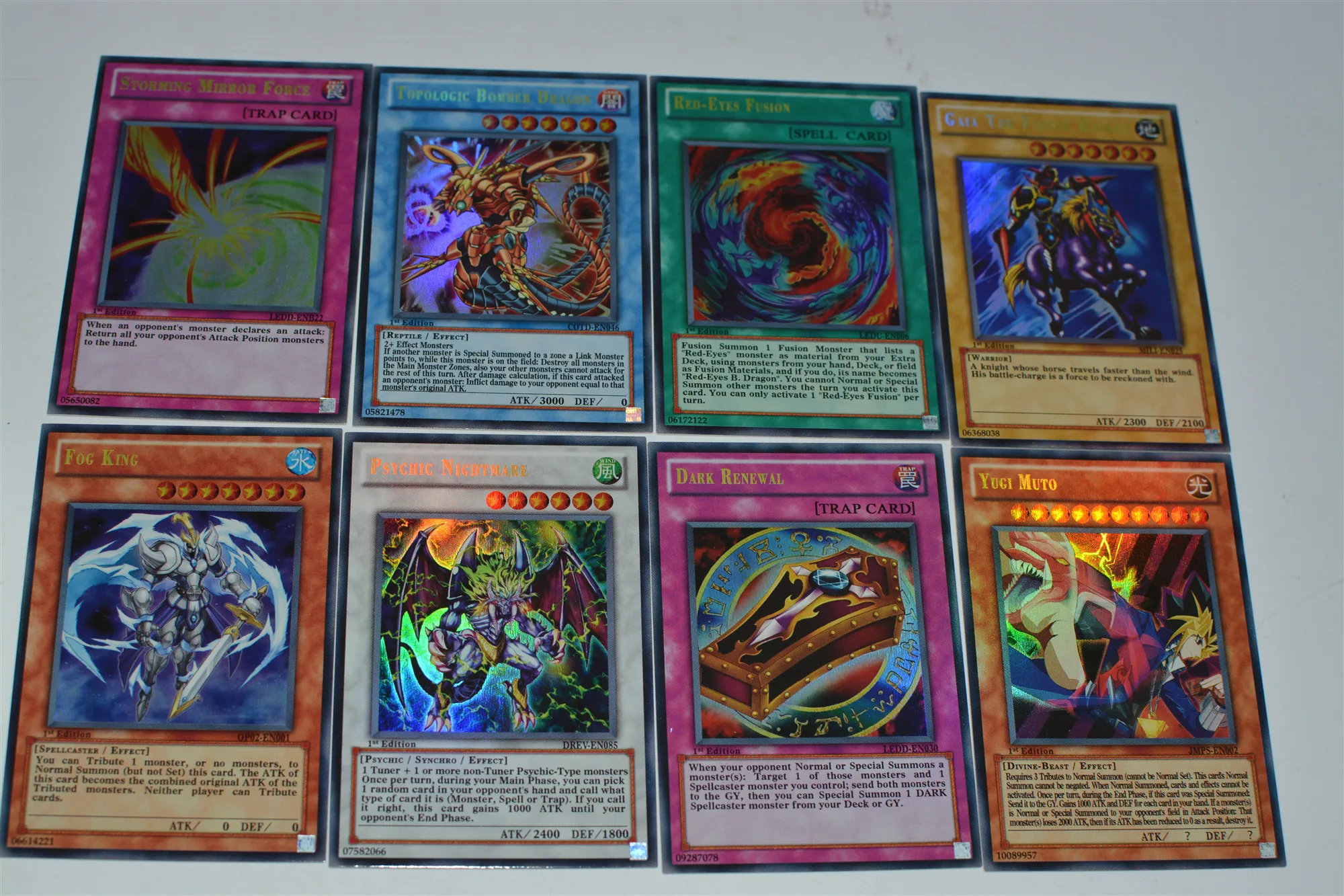 Yugioh Легенда колода 216/240 шт набор с коробкой Yu Gi Oh Аниме игровая коллекция карт