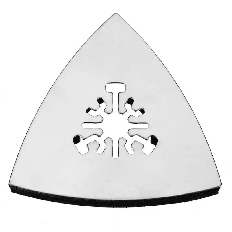 

1 шт. 80 мм треугольное шлифование Pad Осциллирующие мульти инструменты Нержавеющая сталь