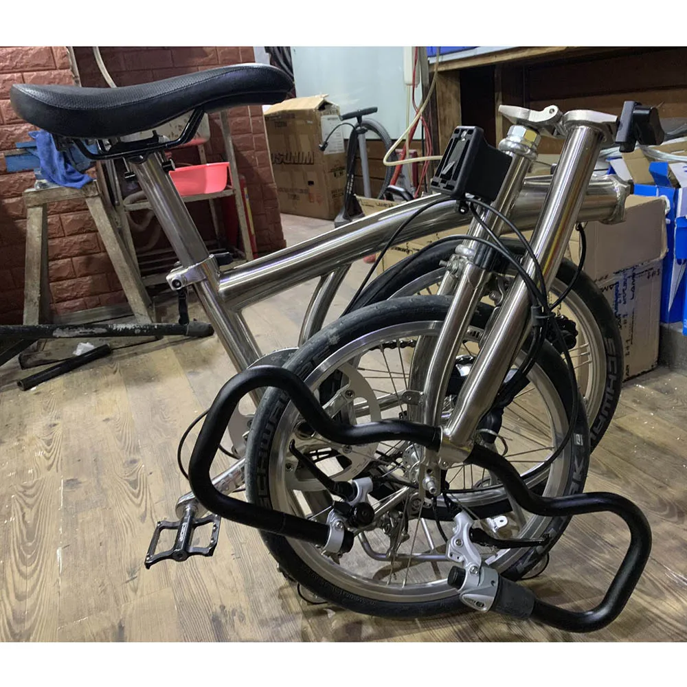 SILVEROCK велосипедный P руль для Brompton 3 60 pikes складной велосипед подходит S M Тип Stem Head