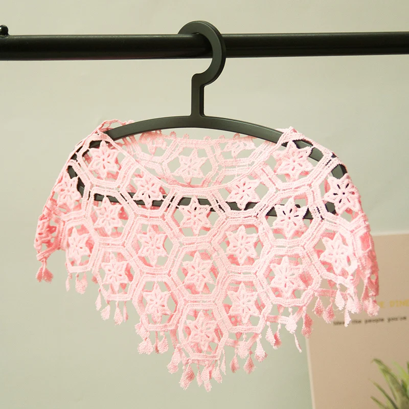 Кружевной воротник шестигранные снежинки женская одежда шаль юбка подходящая