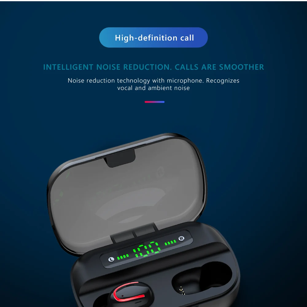 Q82 TWS беспроводные наушники 8D стерео мини Bluetooth наушники 5,0 с двойным микрофоном спортивные водонепроницаемые наушники гарнитура для автоматического сопряжения
