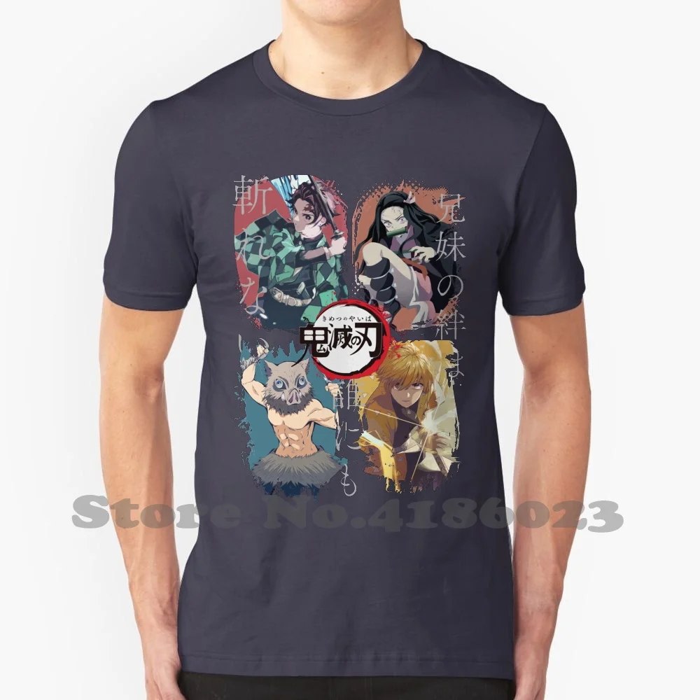 

Классная дизайнерская футболка Enjoystick с изображением рассекающего демонов, модная футболка с изображением рассекающего демонов аниме сёне...