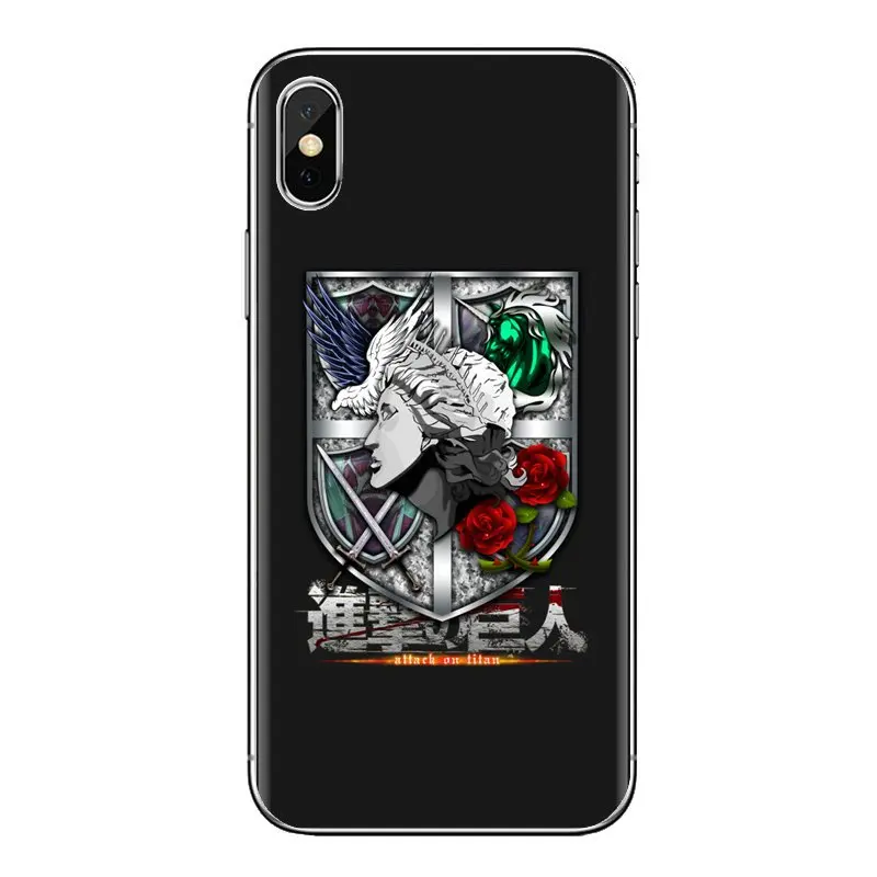 Attack on Titan Wings Libert Logo Silicone Phone Covers For Xiaomi Redmi 4 3 3S Pro Mi3 Mi4 Mi4i Mi4C Mi5 Mi5S Mi Max Note 2 |