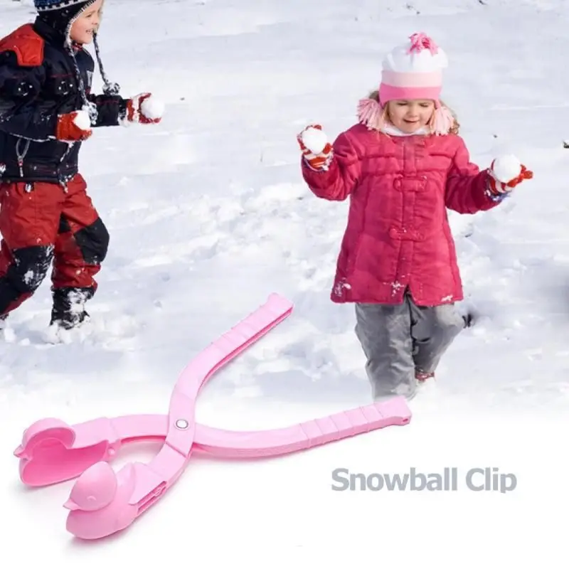 

Snow Clip Snowball Maker Sand Mold Tool Creative Outdoor Fun & Sports Winter DIY Tool Duck Penguin Snowman Soccer Grenade Shape