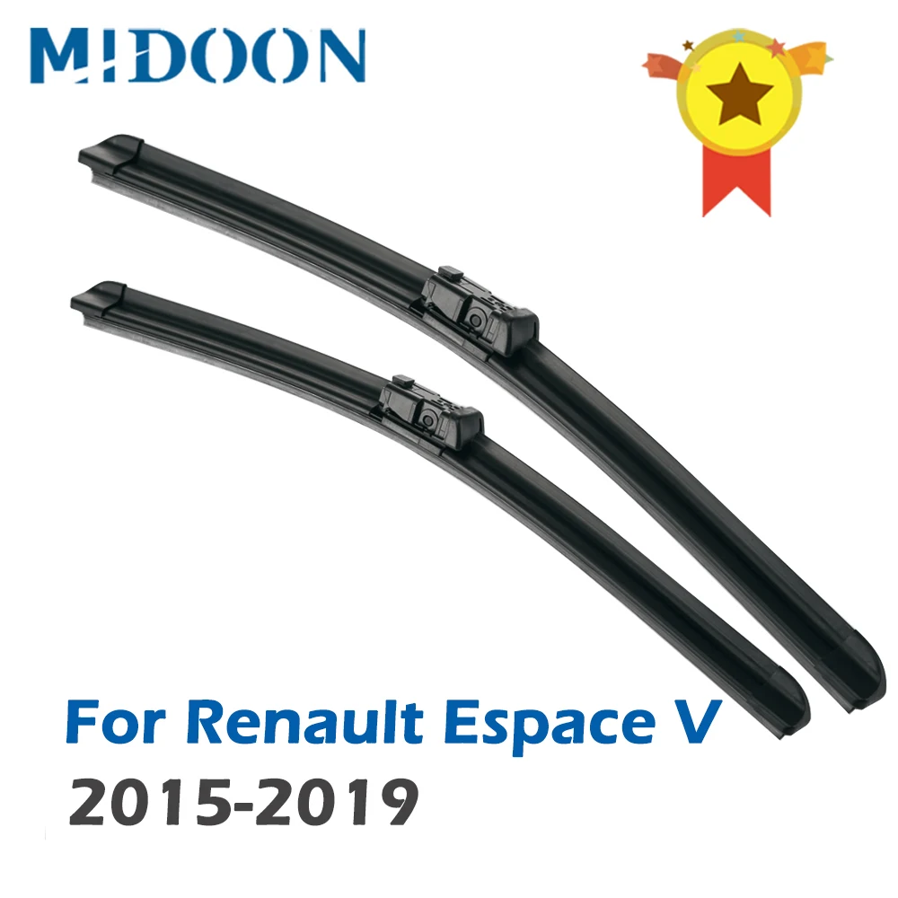 

Щетки стеклоочистителя MIDOON для Renault Espace V, 2015, 2016, 2017, 2018, 2019, лобовое стекло, переднее стекло, 30 + 28 дюймов