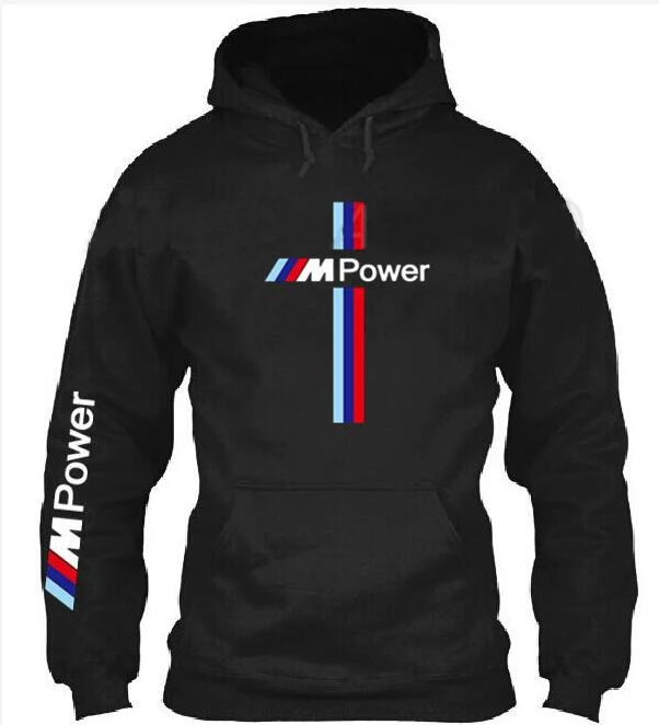 Motorsport M Power Print 2019 Autumn Fashion Men Brand top Casual Sweatshirt Solid Color Hoodie Jackets Male Hoodies Hoody |