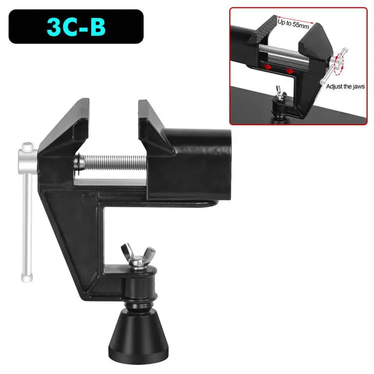 NEWACALOX Magnetic Third Helping Hand PCB Board Fixture Clips Heat Gun Bracket Hot Air Gun Stand Soldering Third Hand Tool