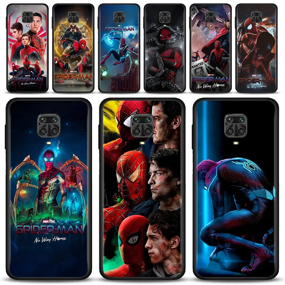 

Marvel Spider-Man 3 No Way Home Case For Xiaomi Redmi Note 10 9 9s 9T 8 8T 7 Pro Max 5G Cover For Redmi K40 9 9A 9C 9T Shell