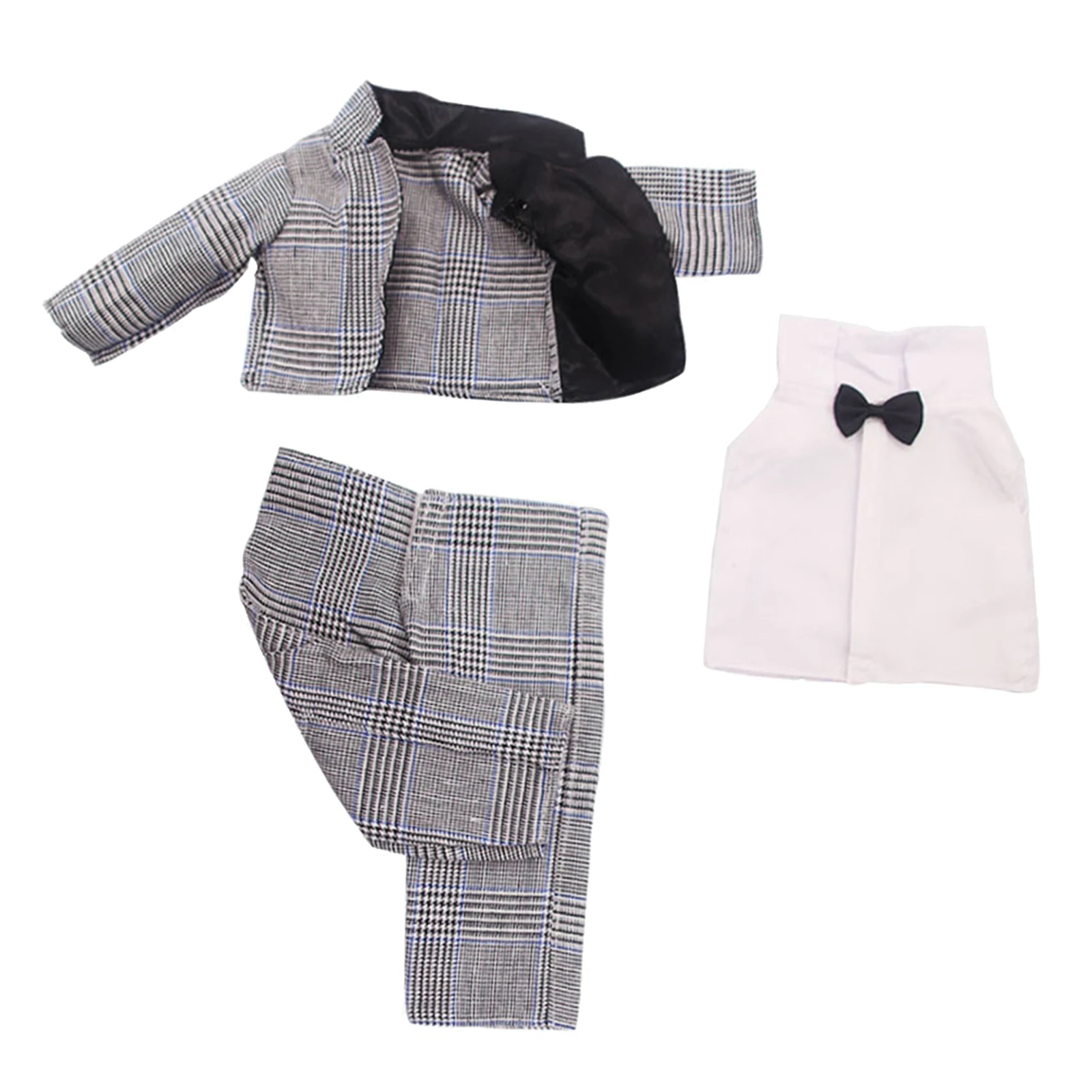 

3pcs/set Party Suit Jacket Coat Pants Fit for 18" American Doll Clothes