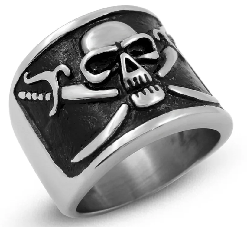 Чухан европейский и американский креативный череп панк мотоцикл пират Панк