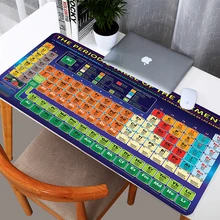 Periodic Table of The Elements Mouse Pad Large Computer Gaming Mousepad Gamer XL Rubber Otaku Keyboard pad Laptop Desk Mat