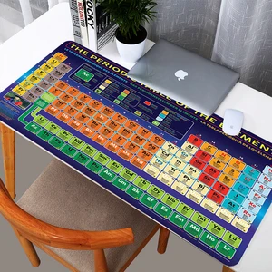 periodic table of the elements mouse pad large computer gaming mousepad gamer xl rubber otaku keyboard pad laptop desk mat free global shipping