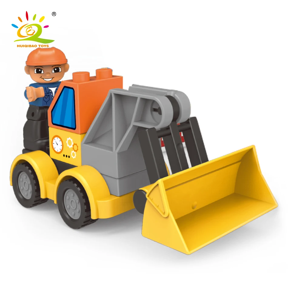 

63pcs DIY Creative Building Blocks The Deformable Urban Construction Engineering Project Educational Toys Colour Bricks