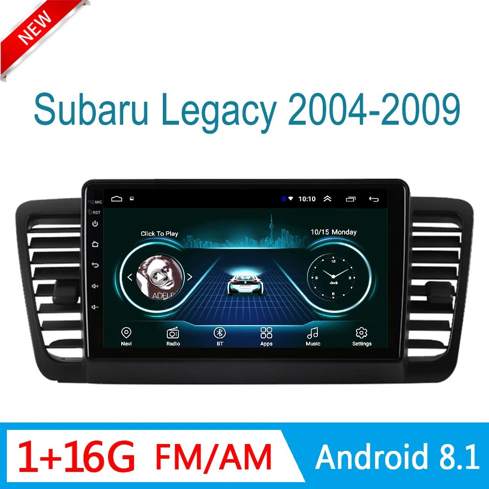 Для Subaru Legacy 2004 2009 центральный мультимедийный плеер Видео Стерео система аудио FM BT