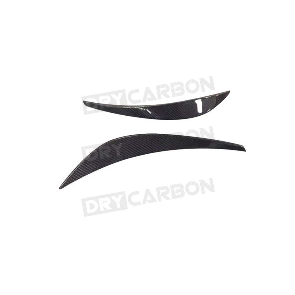 2Pcs Carbon Fiber Front Bumper Side Trim Canards Splitter Flaps Spoiler for Audi R8 2008-2015 Car Styling FRP Decoration - купить по