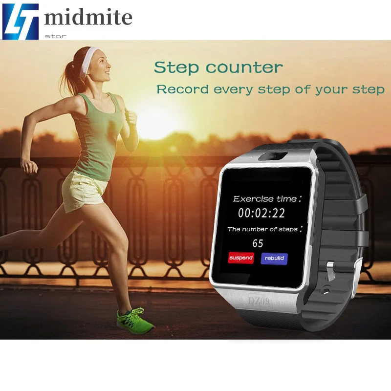 Bluetooth Смарт часы DZ09 Smartwatch Relogio фитнес поддержка средства для отслеживания камеры