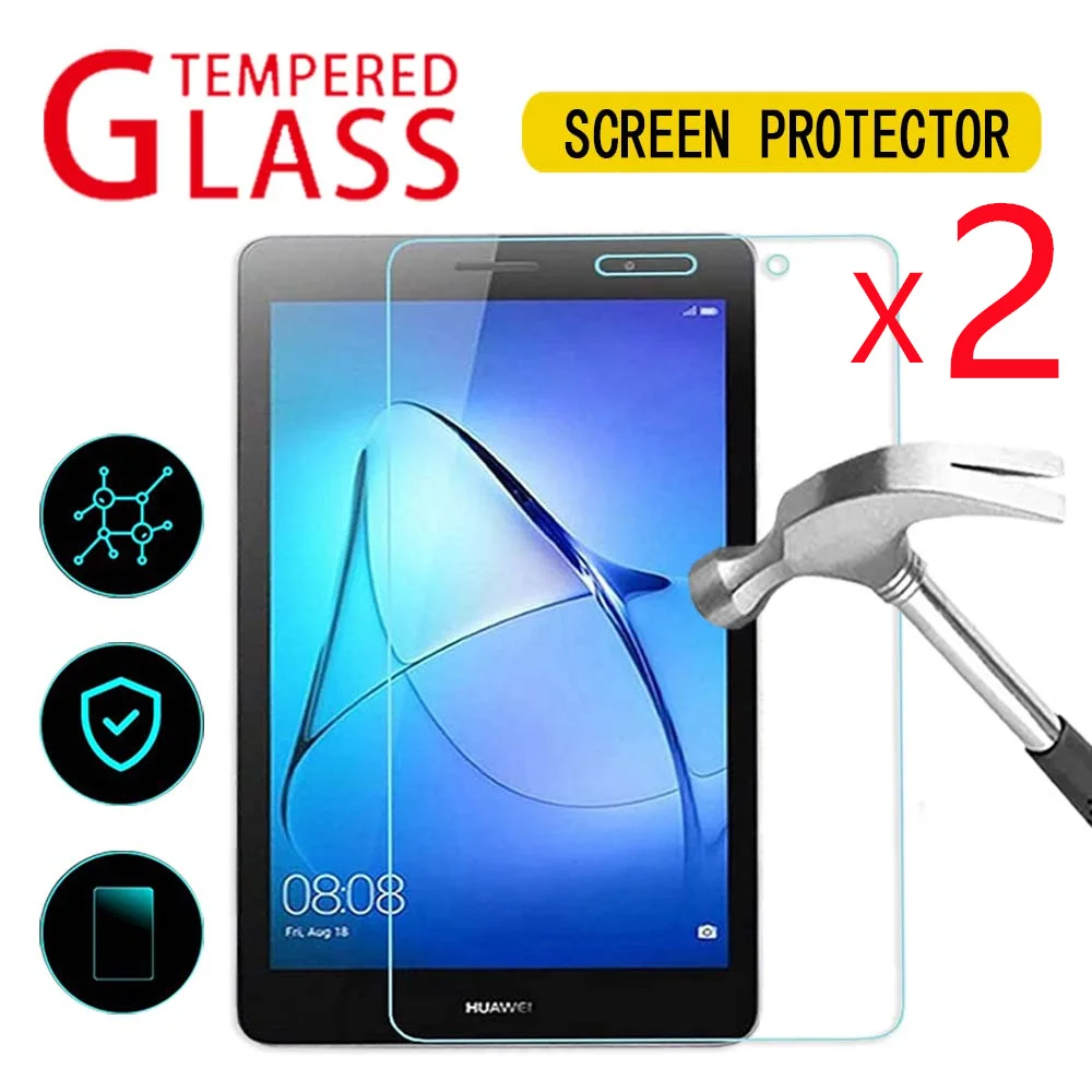 

2Pcs Tempered Glass Screen Protector for Huawei MediaPad T3 8.0 Inch 9H Premium Tablet Protective Film