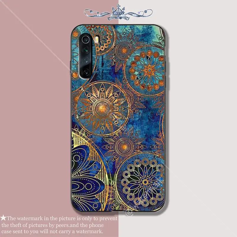 

Maiya Dimensional Mandala Black Silicone Cover Case For Xiaomi Redmi 4X 5 Plus 6 6A 7 7A 8 8A 9 Note 4 8 T 9 Pro Max Funda