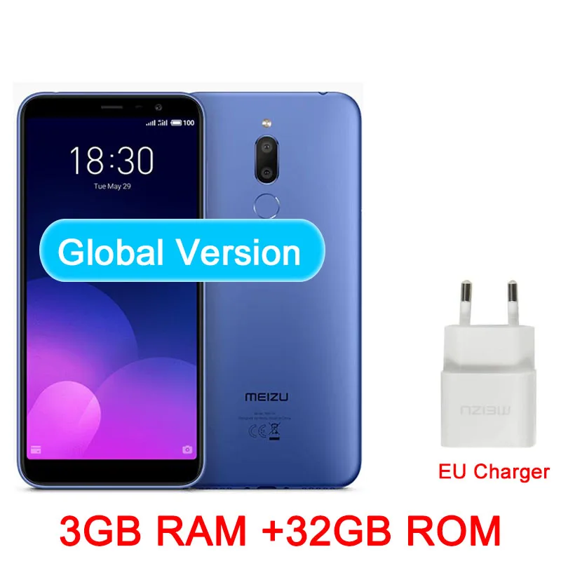 MEIZU 6T MEILAN m6t Octa Core 5,", ВЫСОКАЯ ЧЁТКОСТЬ, ips Экран 4 аппарат не привязан к оператору сотовой связи 2/3 Гб оперативной памяти, Оперативная память, сотовый телефон с двумя слотами сзади Камера - Цвет: 3GB 32GB Blue