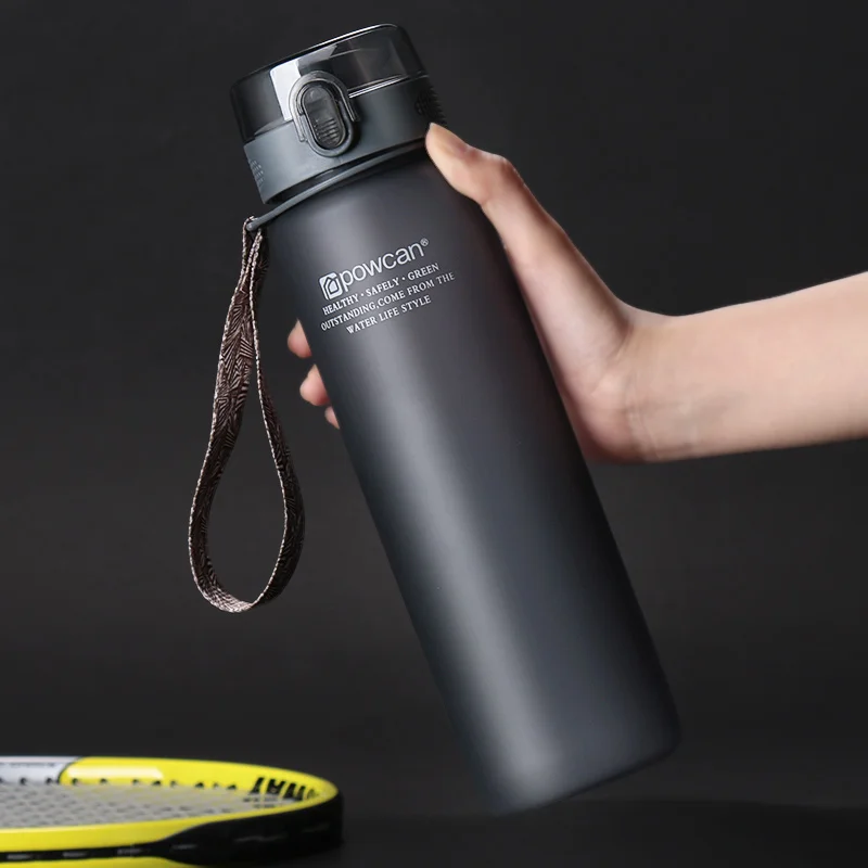400/560ml Plastic Sports Water Bottle Sport Outdoor Leak Proof Seal Climbing Bottles Drinkware Tritan Protein Shaker | Дом и сад