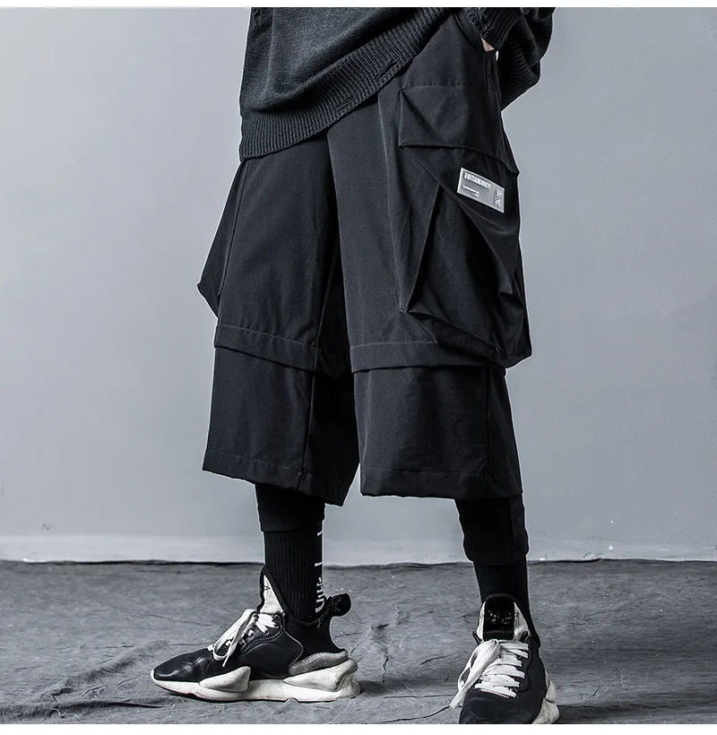 Мужские брюки карго в стиле хип хоп уличная одежда из 2 предметов султанки с