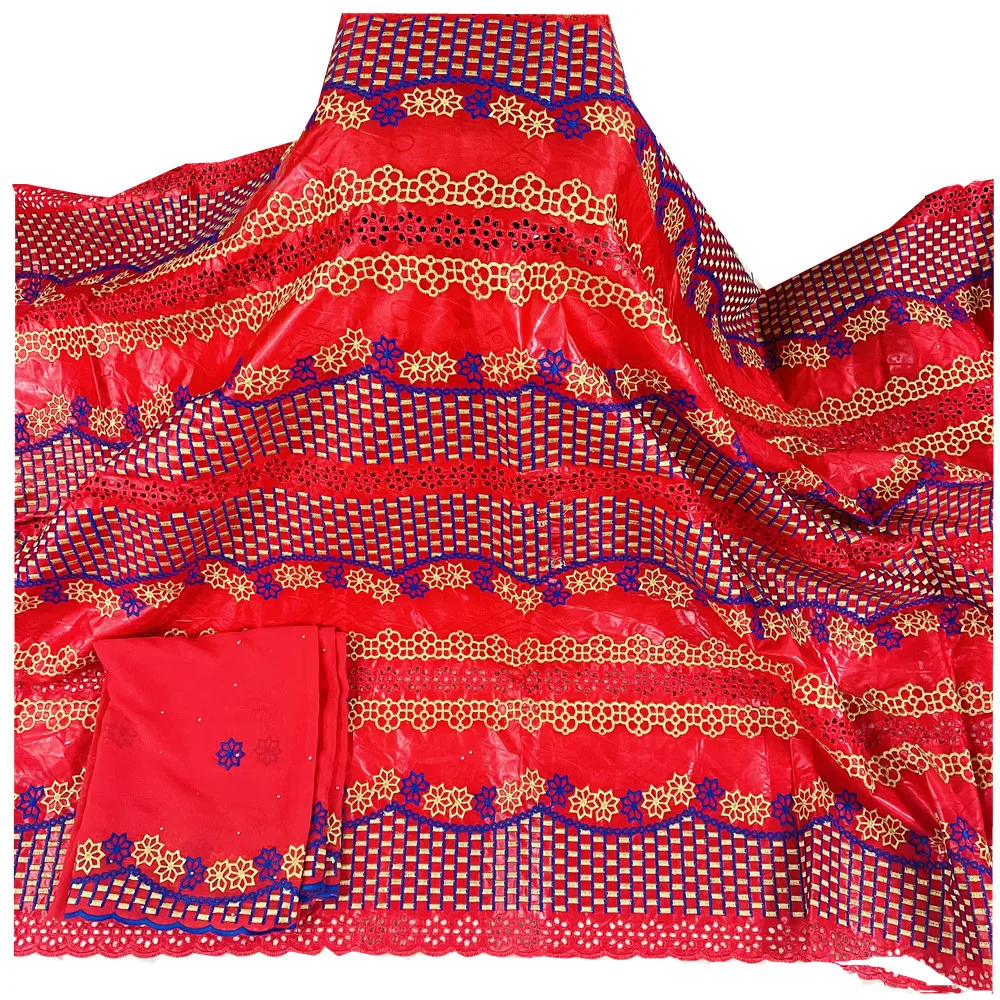 

Новый Африканский базин, Роскошная ткань, 7 ярдов, модель 2021 года, новейшая африканская кружевная ткань, швейцарская кружевная ткань для сва...