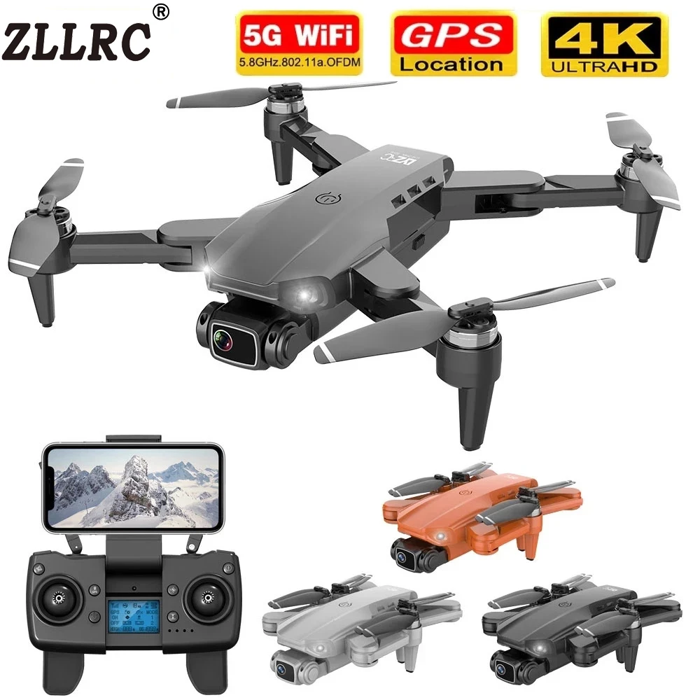 Дрон ZLLRC L900 Pro двойная камера 4K HD GPS 5G WIFI FPV радиус 1 2 км | Игрушки и хобби