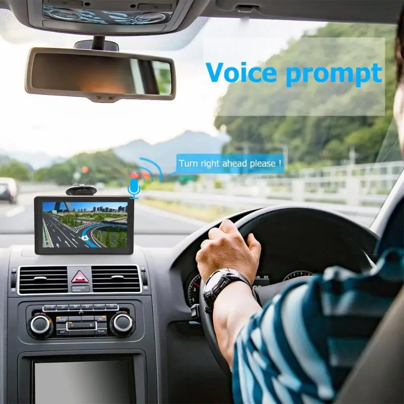 7 дюймов Сенсорный экран Android Sat Nav GPS навигатор Видеорегистраторы для автомобилей Bluetooth, Wi-Fi, AV-IN Сенсорный экран 800*480 Пиксели Встроенный микрофон