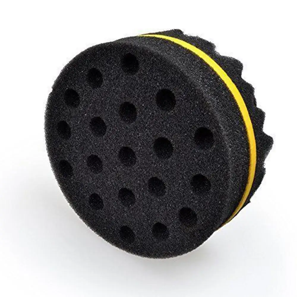 Салон Парикмахерская волна Двухсторонняя щетка для волос Губка дредов катушки