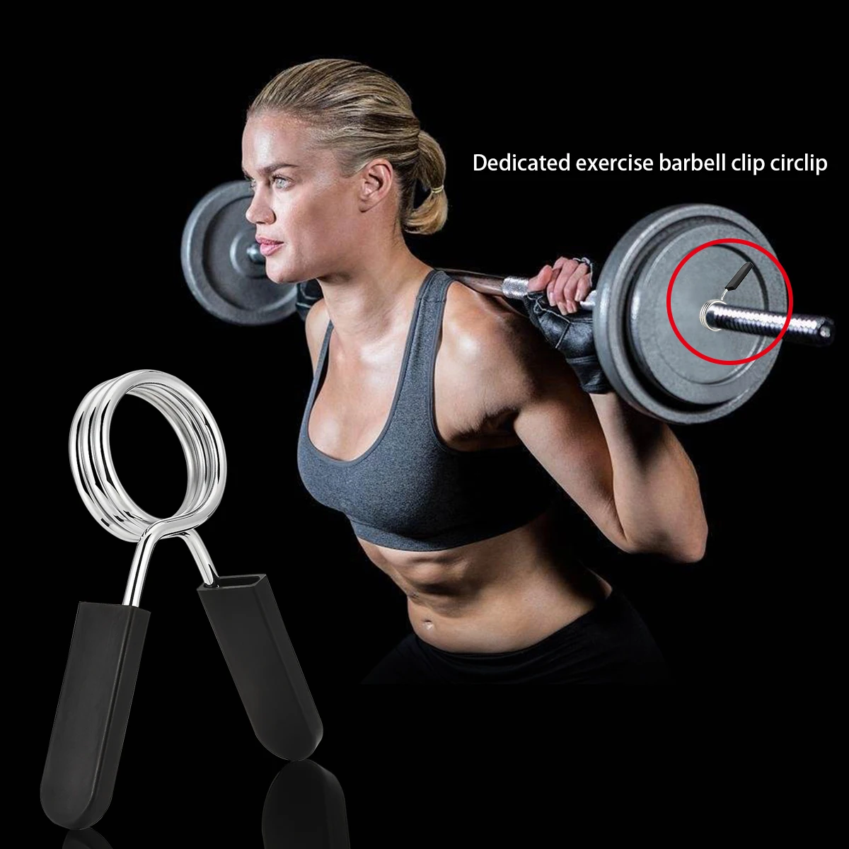 

1pc 25/28/30mm Spinlock Collars Barbell Collar Lock Dumbell Clips Clamp Weight lifting Bar Gym Dumbbell Fitness Body Building