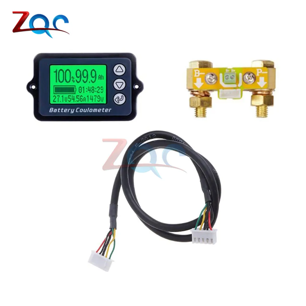 

DC 8 -80V 350A Battery Coulometer Phosphate/Iron/Lithium Battery Capacity Tester Electric Display Monitor TK15 for Vehicle